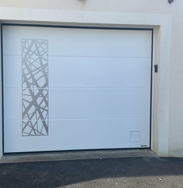 Pose d'une porte de garage